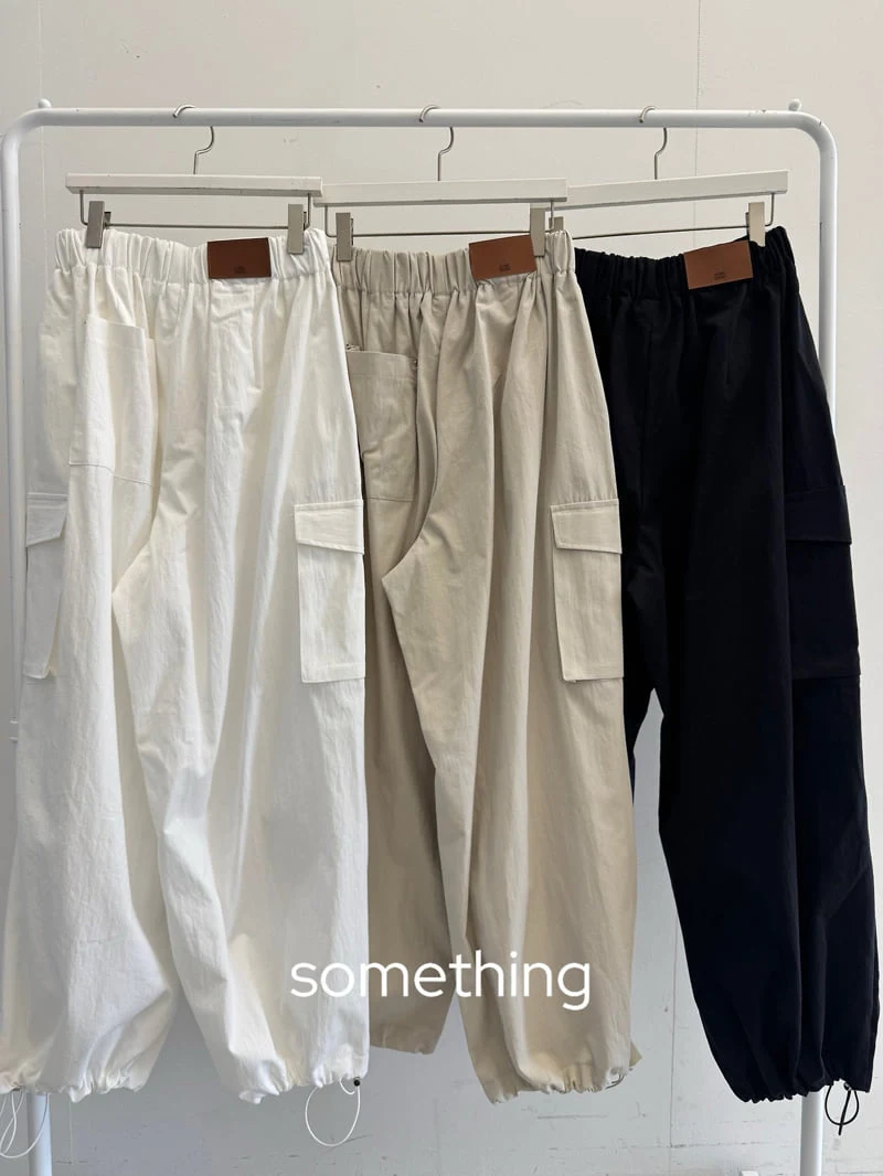 Something - Korean Women Fashion - #momslook - Oat Cargo Pants - 2
