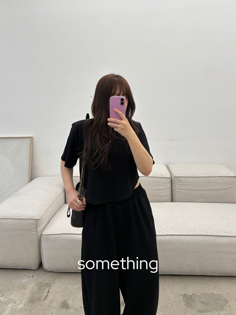 Something - Korean Women Fashion - #momslook - Essential Round Tee - 7