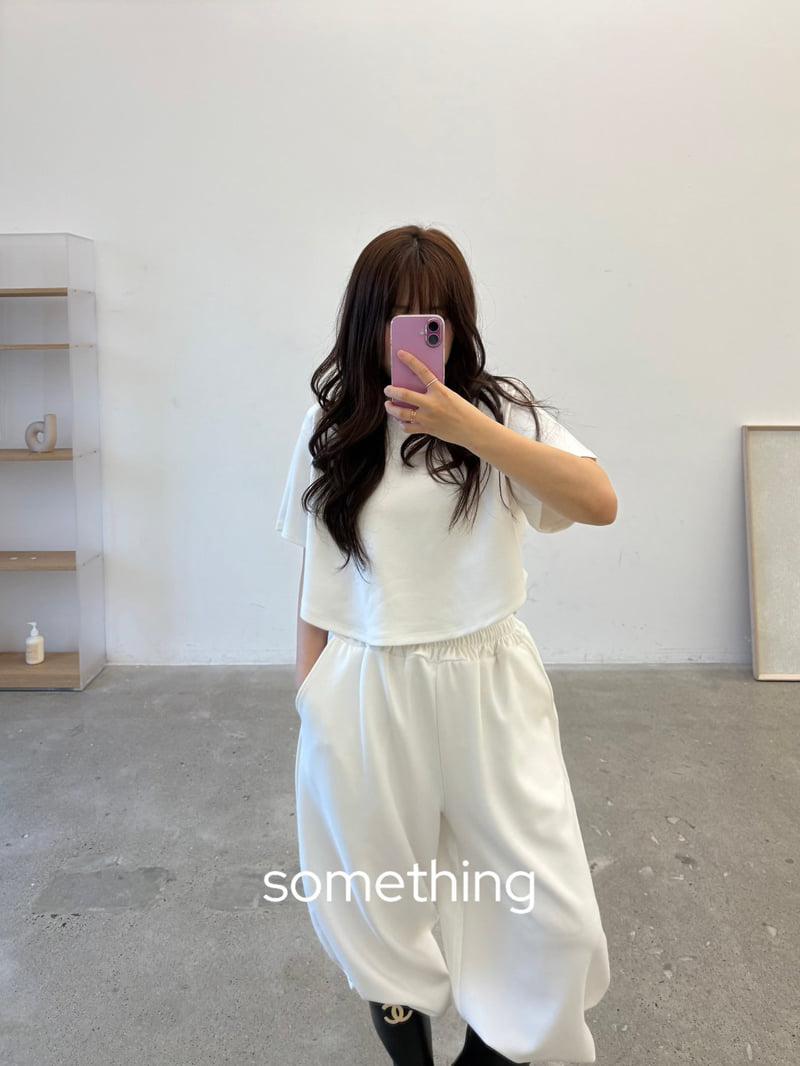 Something - Korean Women Fashion - #momslook - Essential Round Tee - 9