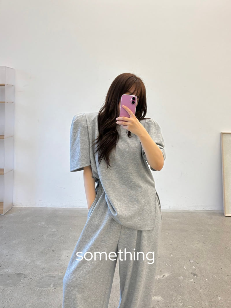 Something - Korean Women Fashion - #momslook - Essential Puff Tee - 6
