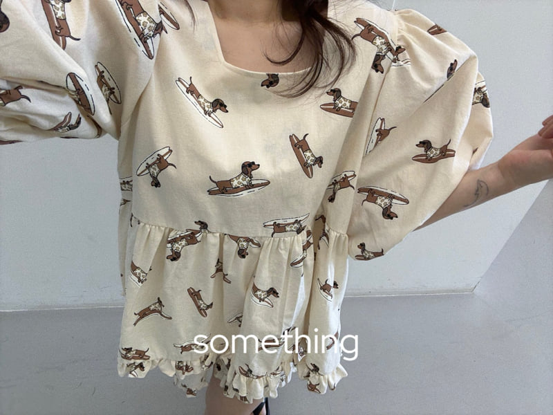 Something - Korean Women Fashion - #momslook - Surfing Pajama Set - 7