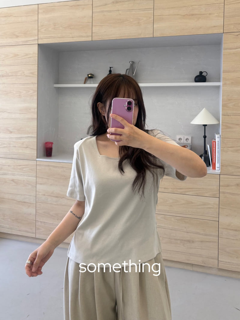 Something - Korean Women Fashion - #momslook - Leon Tee - 2