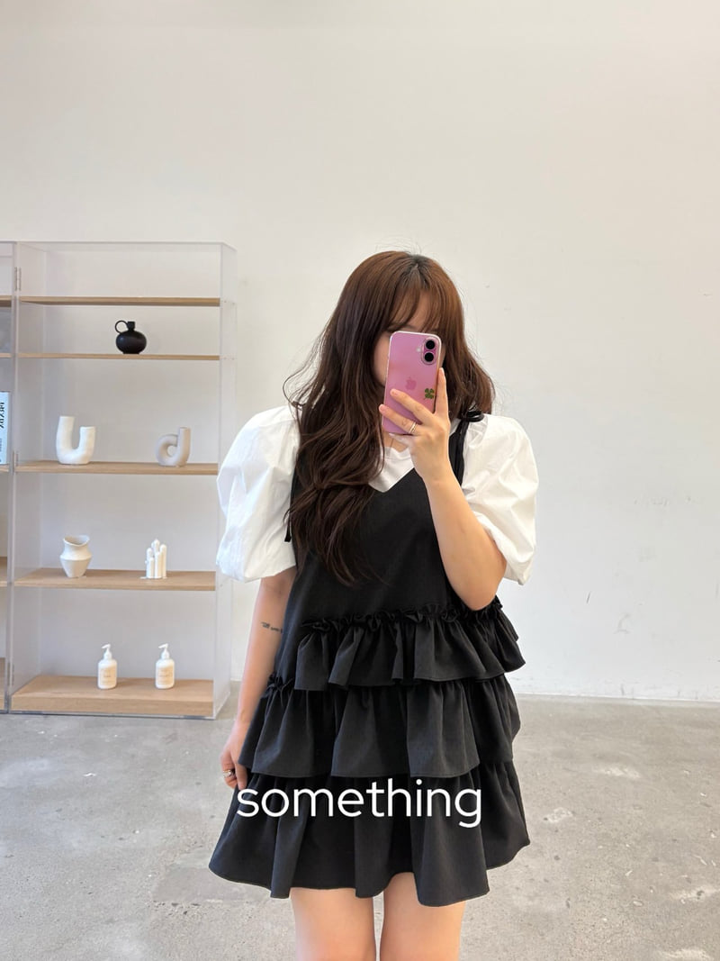 Something - Korean Women Fashion - #momslook - Marie Puff Tee - 8