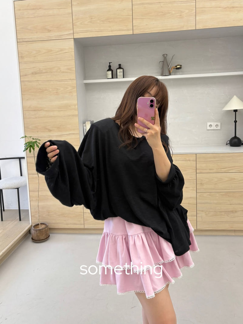 Something - Korean Women Fashion - #momslook - Ajak Tee - 10