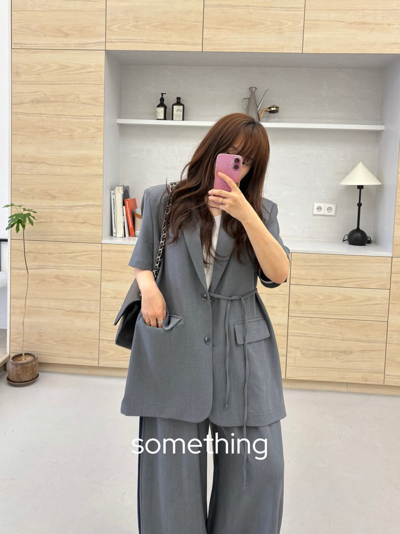 Something - Korean Women Fashion - #momslook - Slit Jacket - 11
