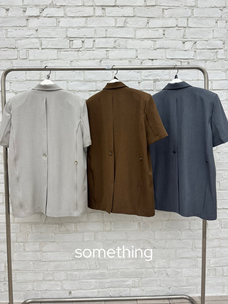 Something - Korean Women Fashion - #momslook - Slit Jacket - 5