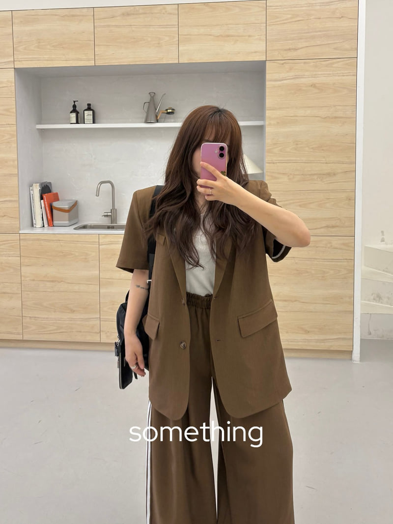 Something - Korean Women Fashion - #momslook - Slit Jacket - 9
