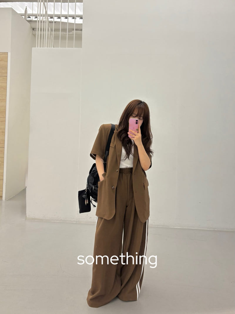 Something - Korean Women Fashion - #momslook - Slit Pants - 6