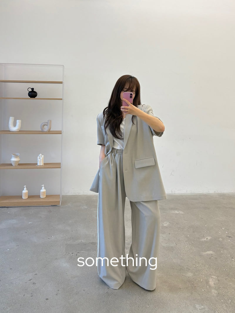 Something - Korean Women Fashion - #momslook - Slit Pants - 8
