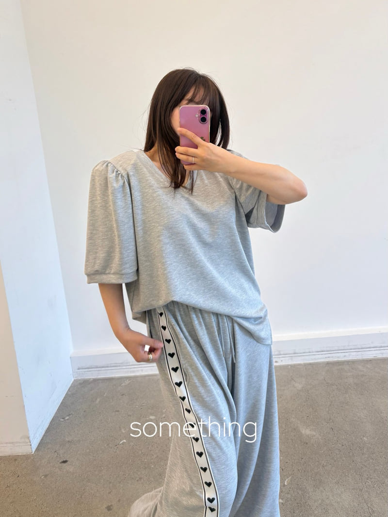 Something - Korean Women Fashion - #momslook - Flat Tee - 8