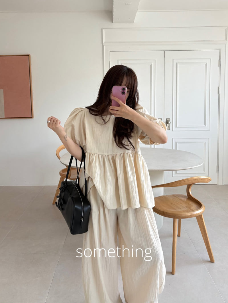 Something - Korean Women Fashion - #momslook - Mauve Blouse - 5