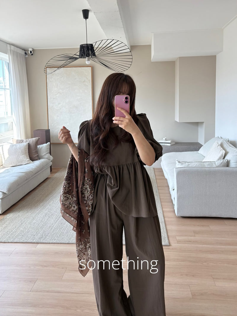 Something - Korean Women Fashion - #momslook - Mauve Blouse - 7