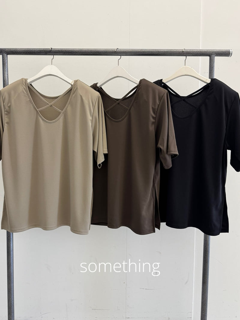Something - Korean Women Fashion - #momslook - X Tee - 2