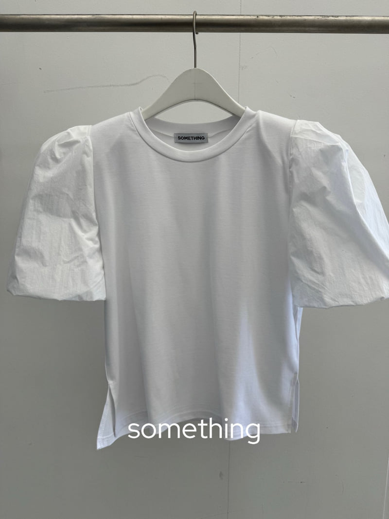 Something - Korean Women Fashion - #pursuepretty - Marie Puff Tee - 2