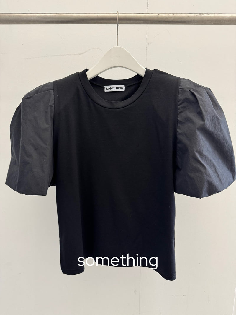 Something - Korean Women Fashion - #restrostyle - Marie Puff Tee - 3