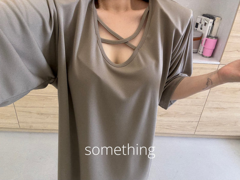 Something - Korean Women Fashion - #restrostyle - X Tee - 7
