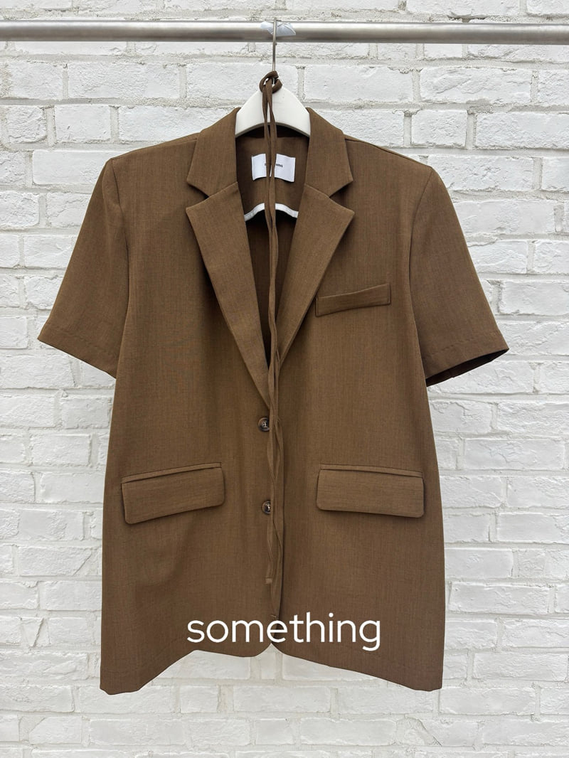 Something - Korean Women Fashion - #shopsmall - Slit Jacket - 2