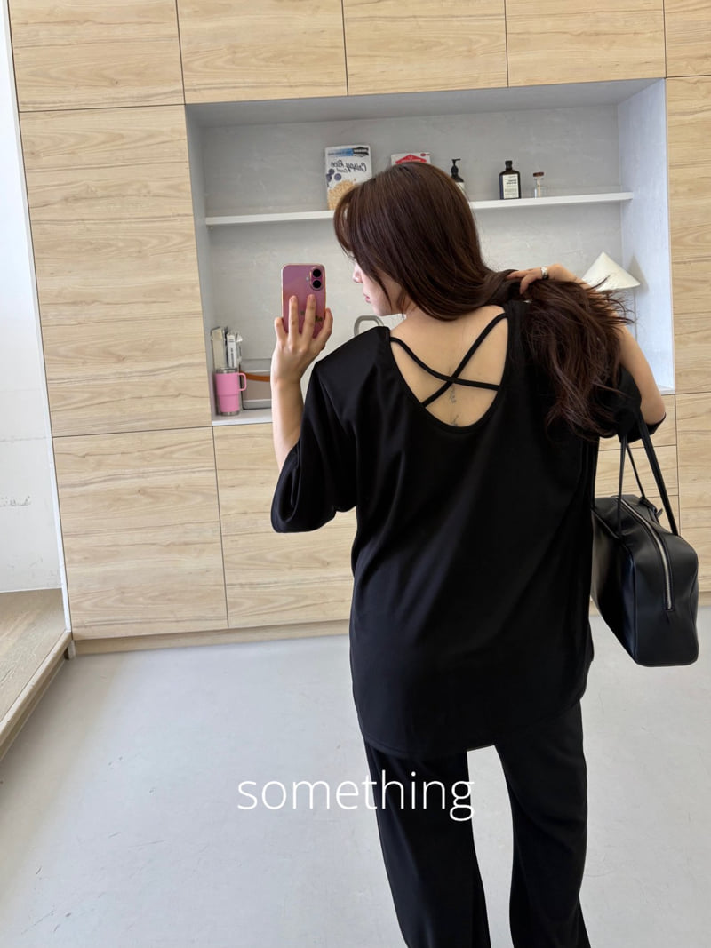 Something - Korean Women Fashion - #shopsmall - X Tee - 9