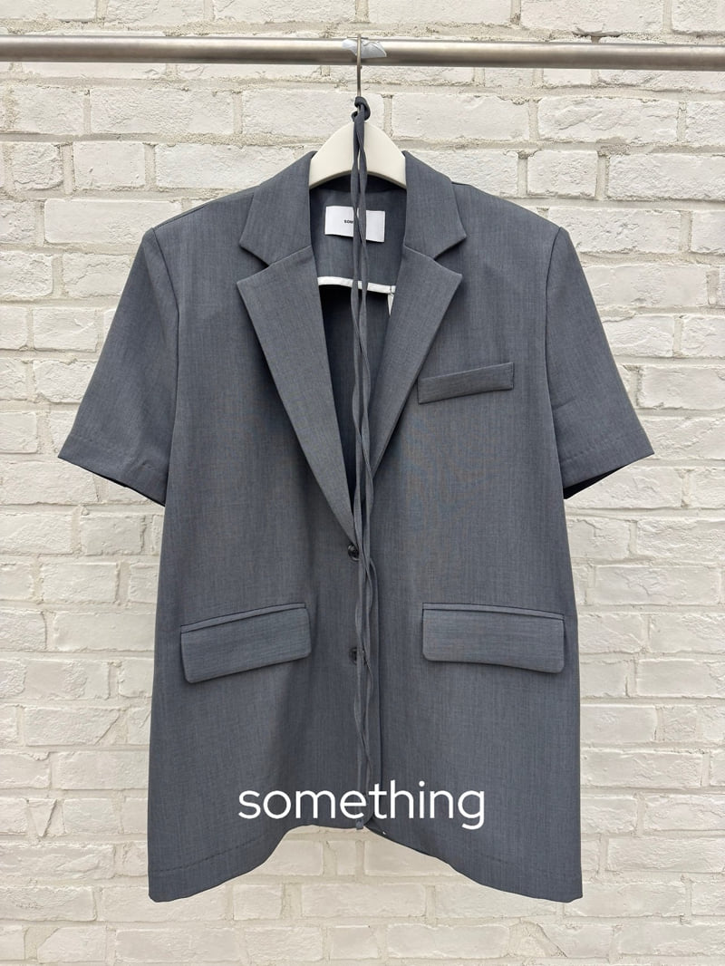 Something - Korean Women Fashion - #thatsdarling - Slit Jacket - 3