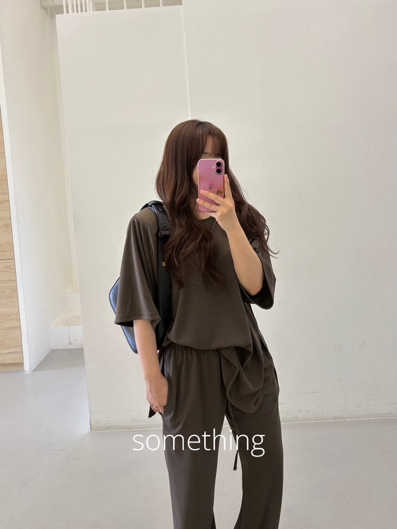 Something - Korean Women Fashion - #thatsdarling - X Tee - 10