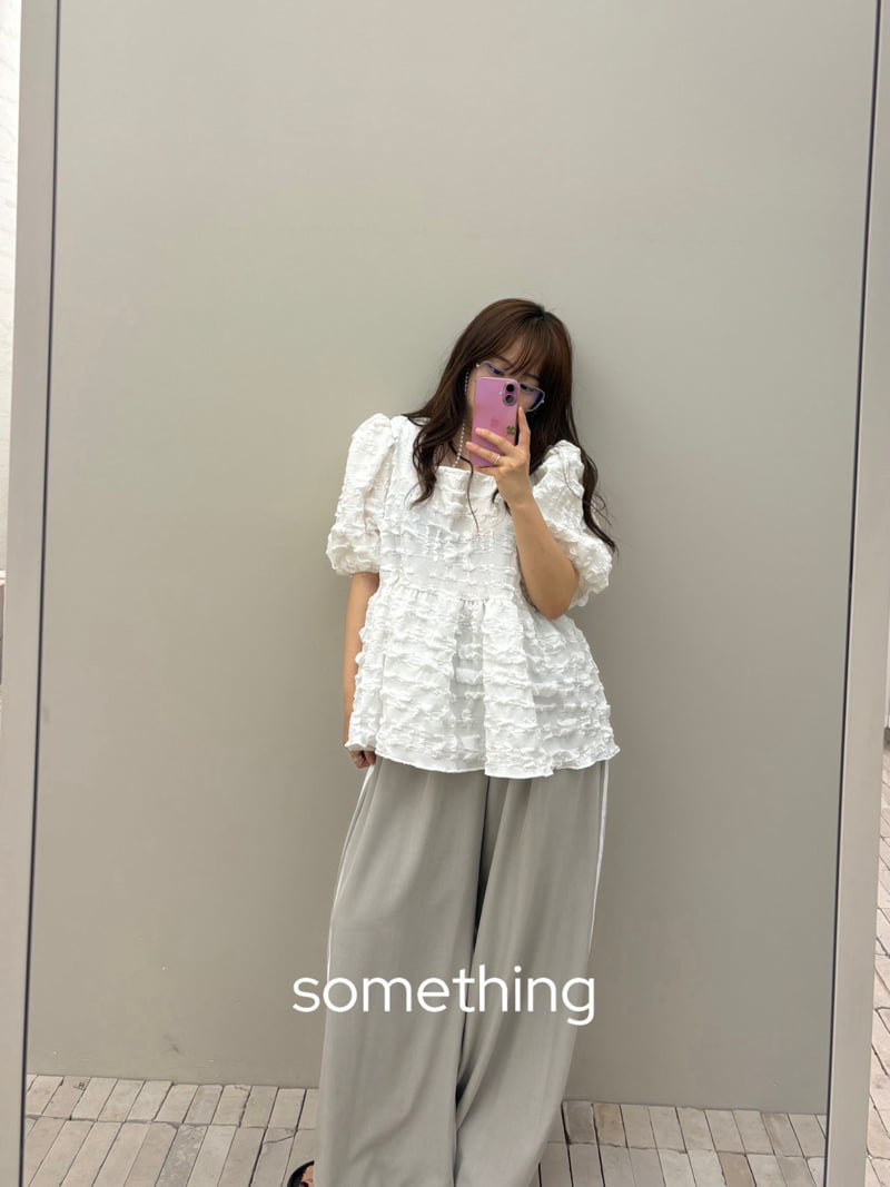 Something - Korean Women Fashion - #thelittlethings - Bonnet Blouse - 6