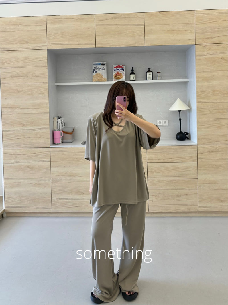 Something - Korean Women Fashion - #vintagekidsstyle - X Pants - 6
