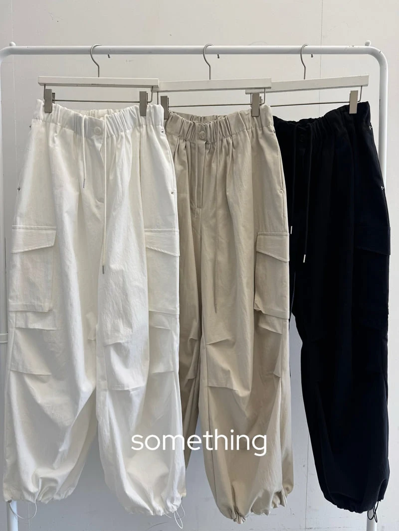 Something - Korean Women Fashion - #womensfashion - Oat Cargo Pants