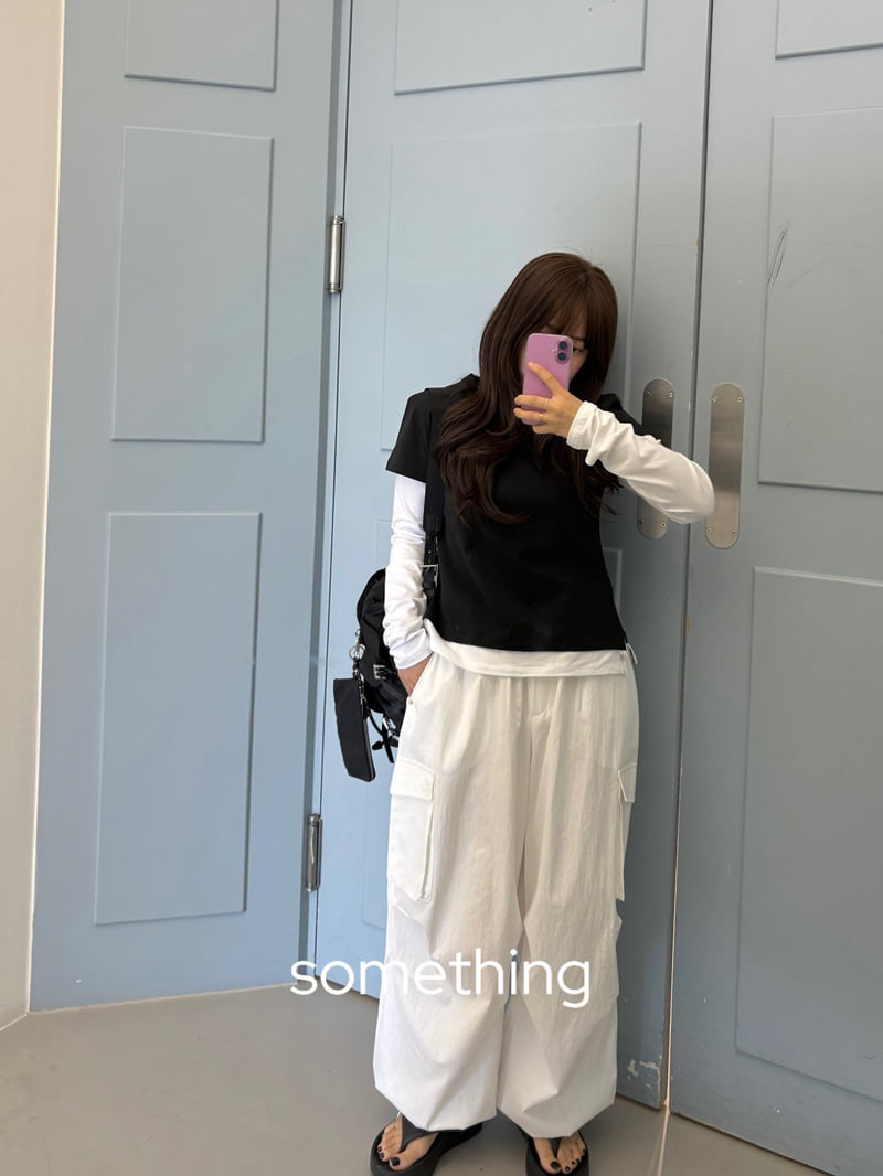 Something - Korean Women Fashion - #womensfashion - Oat Cargo Pants - 9