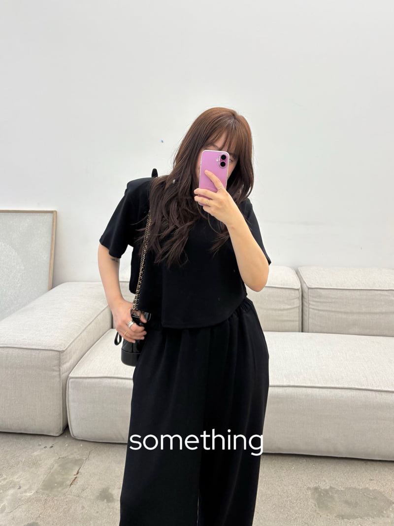 Something - Korean Women Fashion - #womensfashion - Essential Round Tee - 6