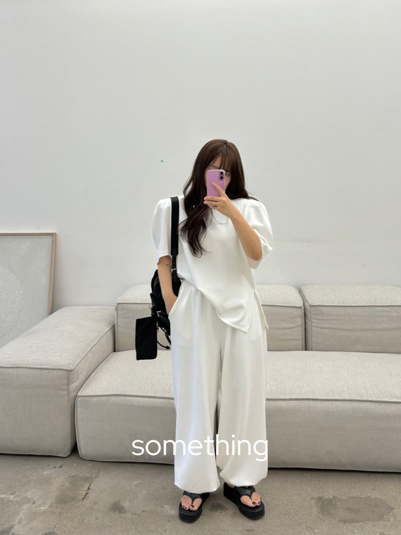 Something - Korean Women Fashion - #womensfashion - Essential Puff Tee - 7