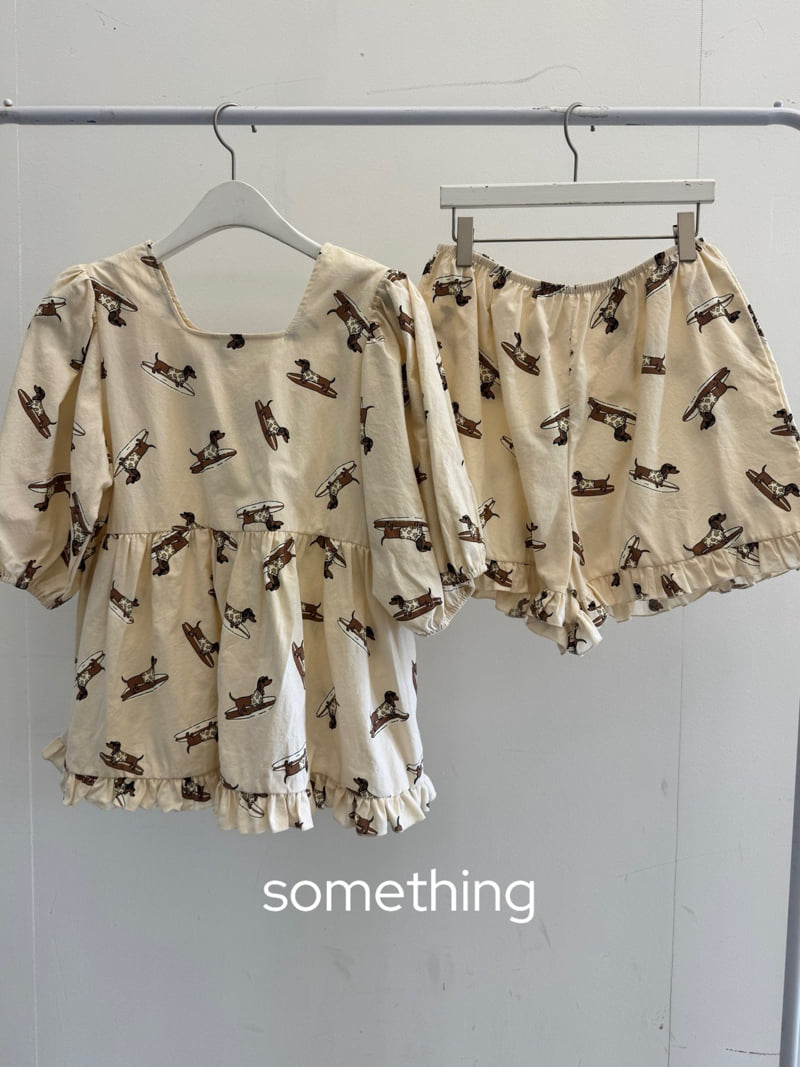 Something - Korean Women Fashion - #womensfashion - Surfing Pajama Set - 2