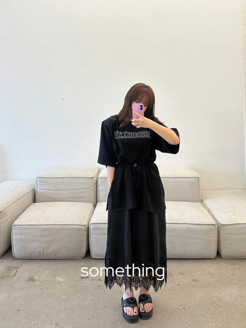 Something - Korean Women Fashion - #womensfashion - Satin Layered One-piece - 11