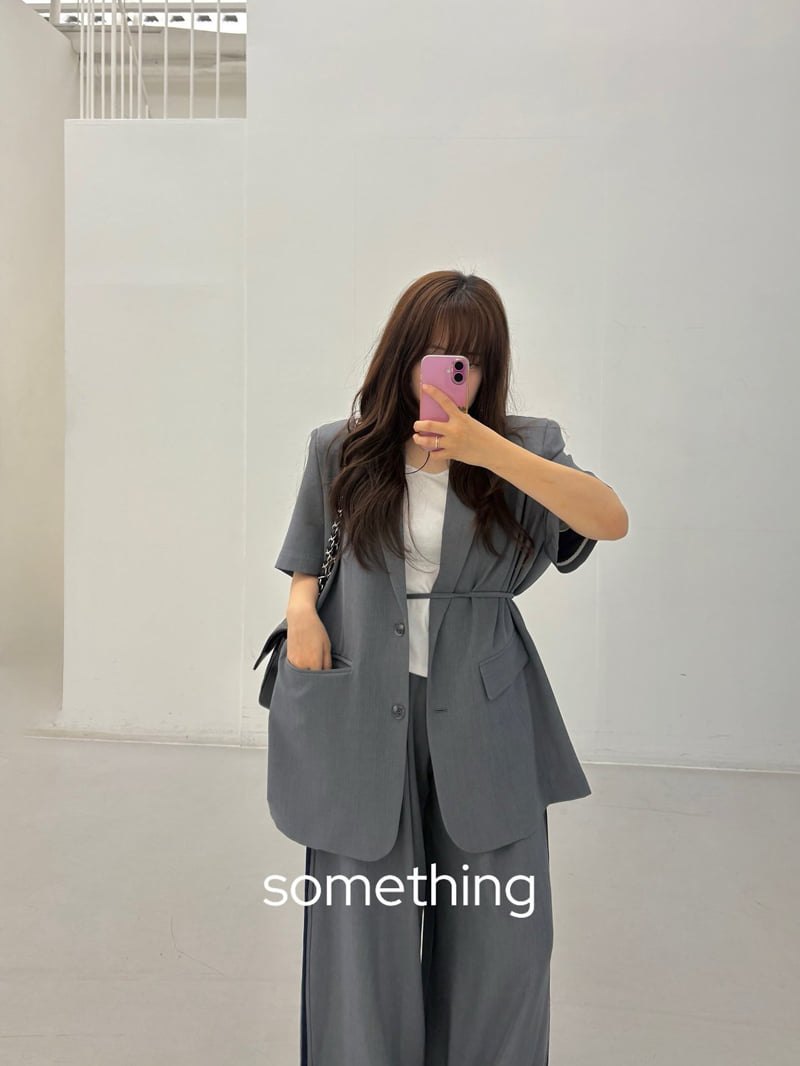Something - Korean Women Fashion - #womensfashion - Slit Jacket - 10