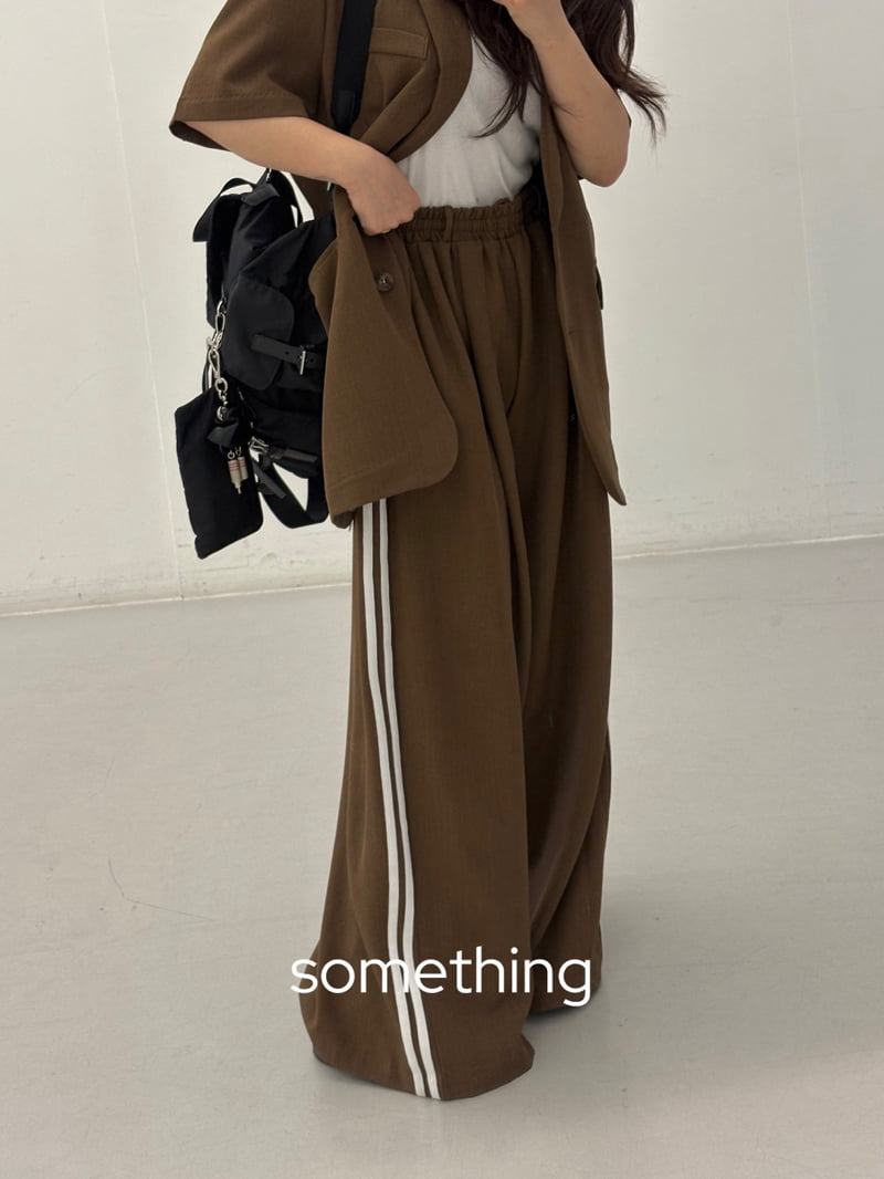 Something - Korean Women Fashion - #womensfashion - Slit Pants - 5
