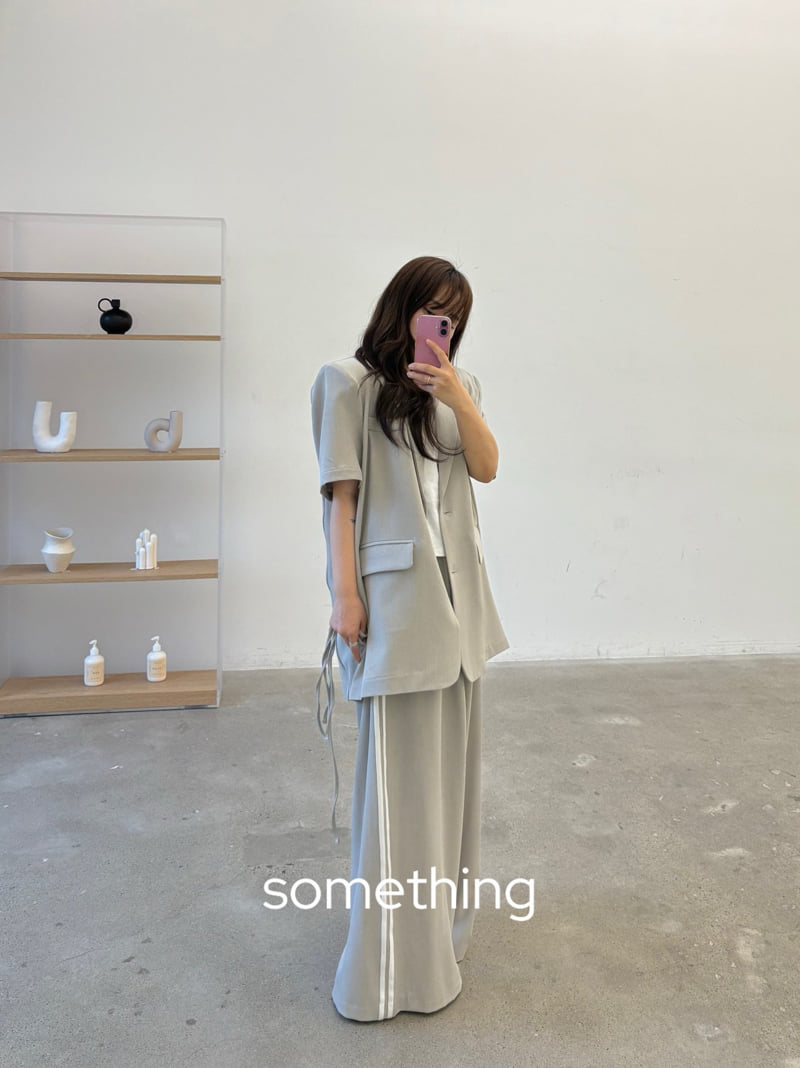 Something - Korean Women Fashion - #womensfashion - Slit Pants - 9