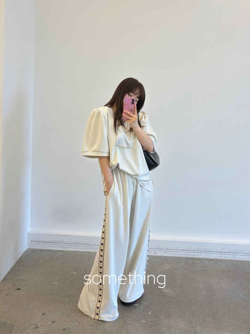 Something - Korean Women Fashion - #womensfashion - Flat Tee - 11