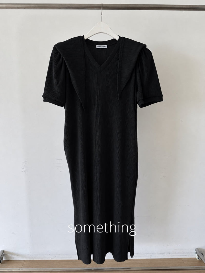 Something - Korean Women Fashion - #womensfashion - Shawl Pleated One-piece - 6