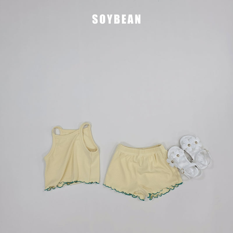 Soybean - Korean Children Fashion - #Kfashion4kids - Striped Frill Set - 8