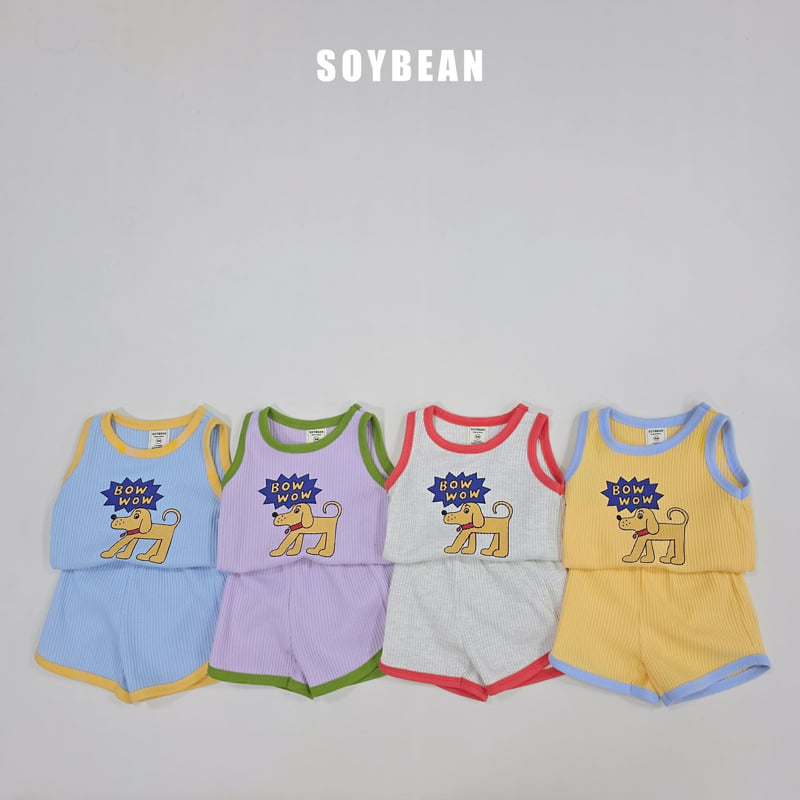 Soybean - Korean Children Fashion - #Kfashion4kids - Bow Wow Waffle Set
