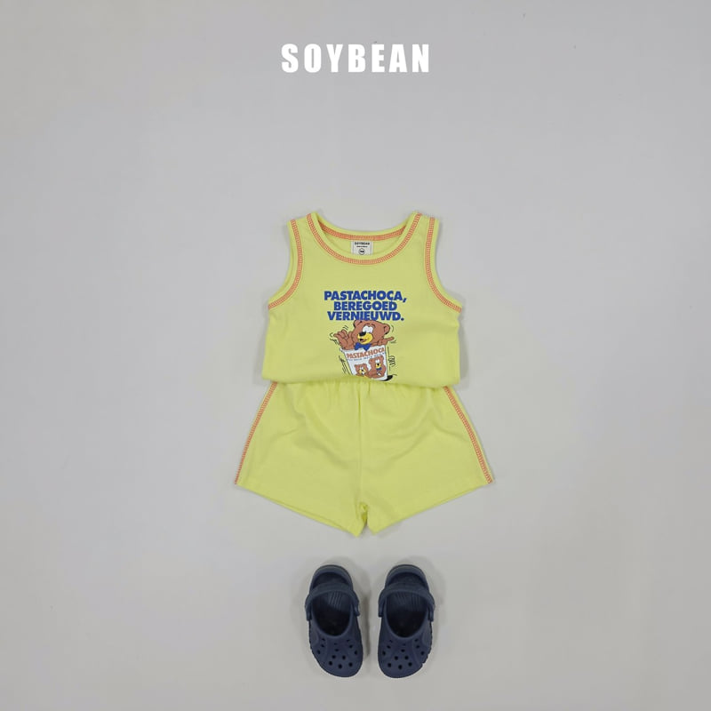 Soybean - Korean Children Fashion - #Kfashion4kids - Vintage Bear Set - 3