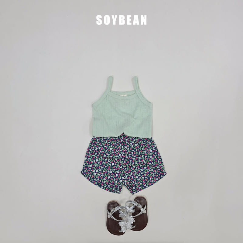 Soybean - Korean Children Fashion - #childofig - Strawberry Flower Sleeveless Set - 5