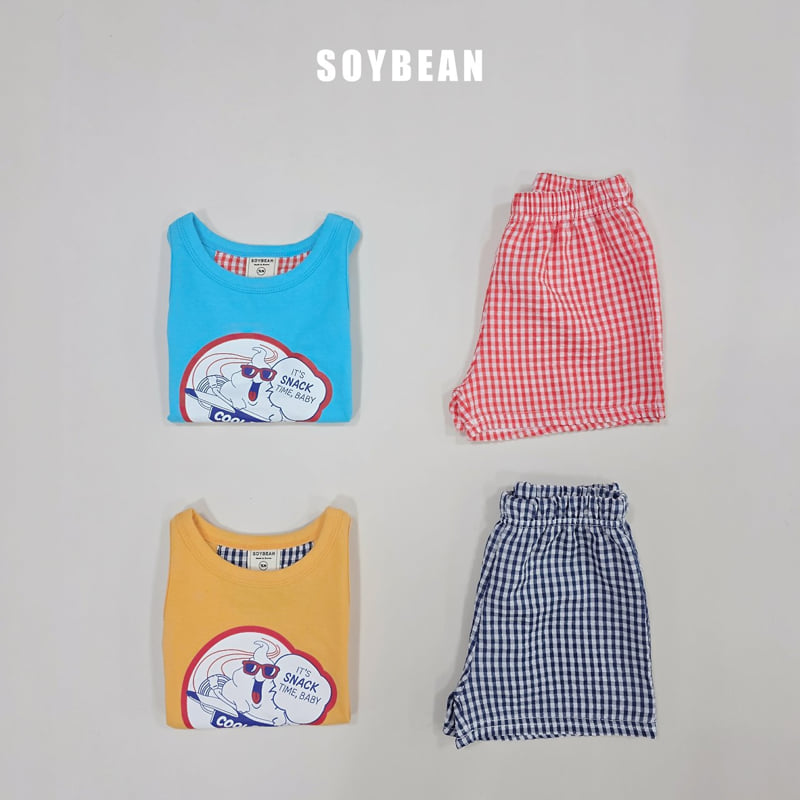 Soybean - Korean Children Fashion - #childofig - Cool Pop Check Set - 12