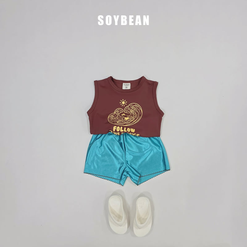 Soybean - Korean Children Fashion - #childofig - Glossy Jersey Shorts - 10