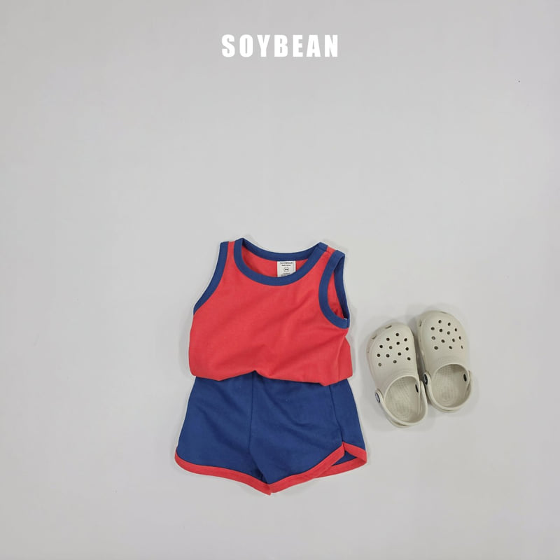 Soybean - Korean Children Fashion - #childrensboutique - Sleeveless Macaron Set - 3