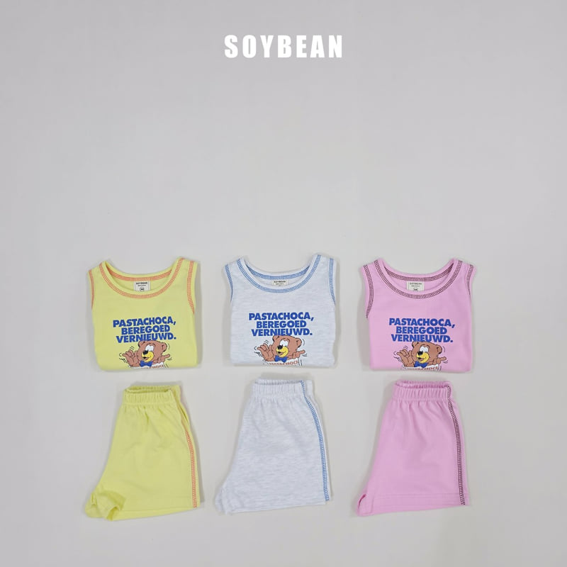 Soybean - Korean Children Fashion - #childrensboutique - Vintage Bear Set - 12