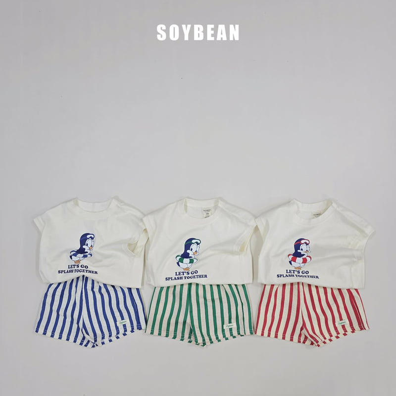 Soybean - Korean Children Fashion - #designkidswear - Penguin Vacation Set