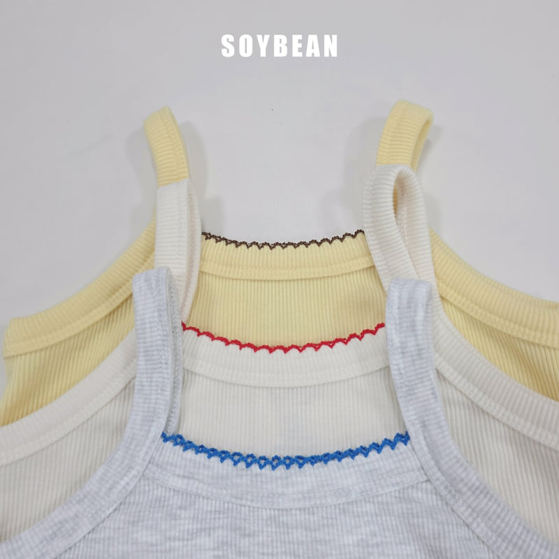 Soybean - Korean Children Fashion - #designkidswear - Pintuck Strap Sleeveless Top - 10