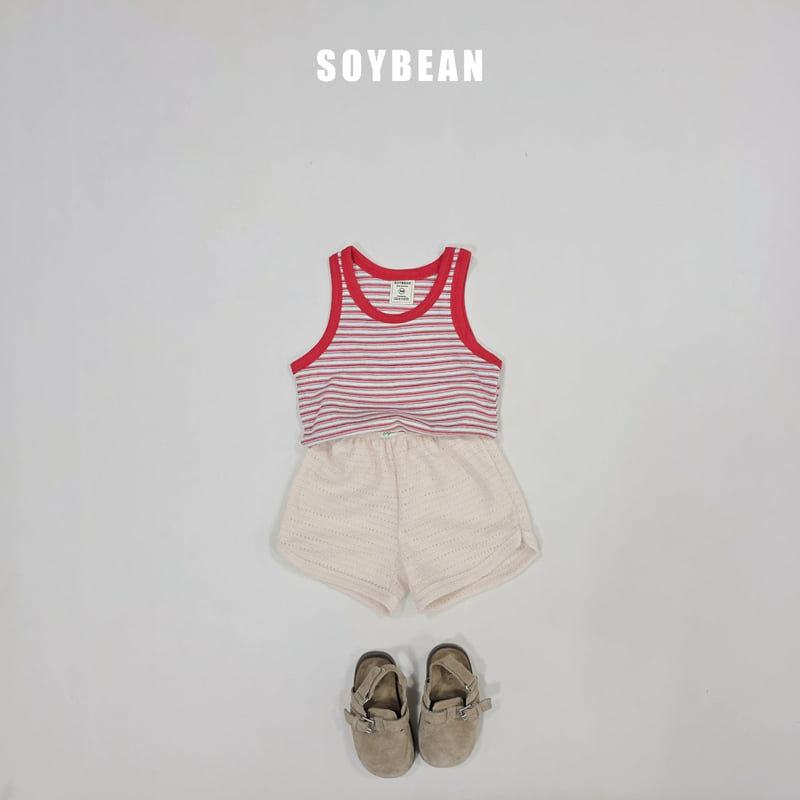 Soybean - Korean Children Fashion - #designkidswear - Marine Stripe Sleeveless Top - 6