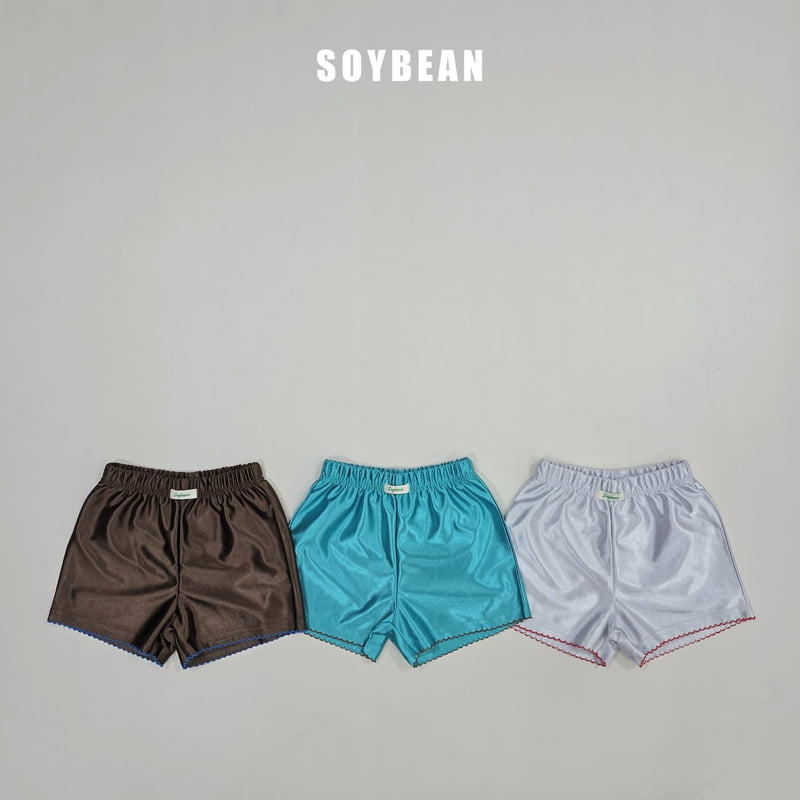Soybean - Korean Children Fashion - #designkidswear - Glossy Jersey Shorts - 12