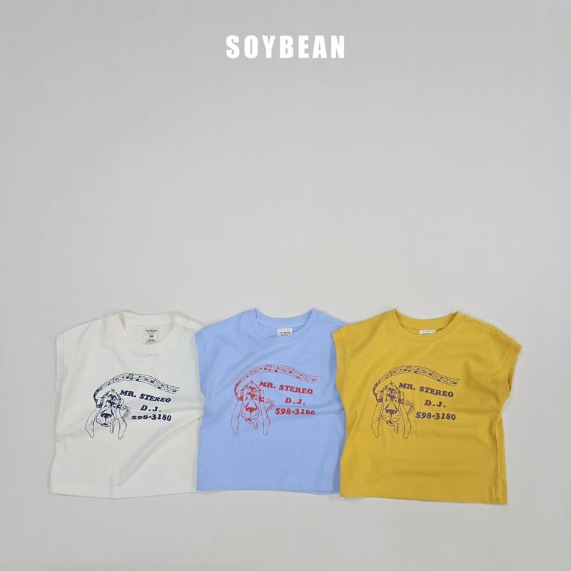 Soybean - Korean Children Fashion - #discoveringself - Vintage Music Sleeveless Tee